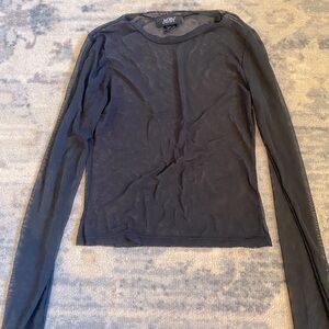 sheer net top!